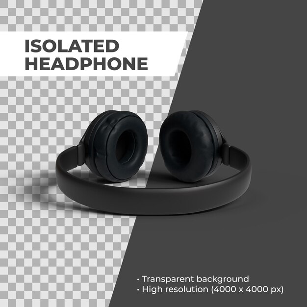 PSD isolated headphone