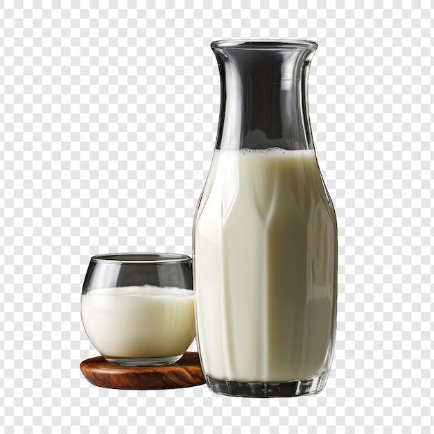 PSD isolated milk style png with white background generative ia