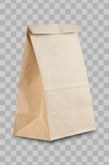 Isolated paper bag