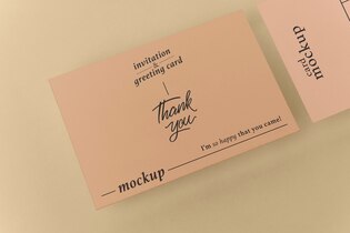 greeting card mockups