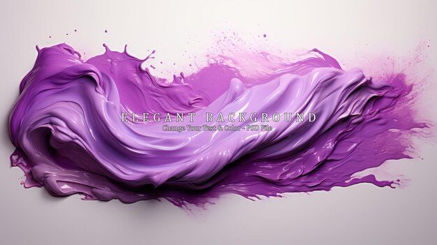 PSD isolated purple paint splash