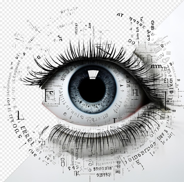 isolated realistic photographic cryptographers coded messages in the human eye