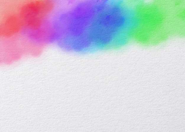 Isolated watercolor effect on white background