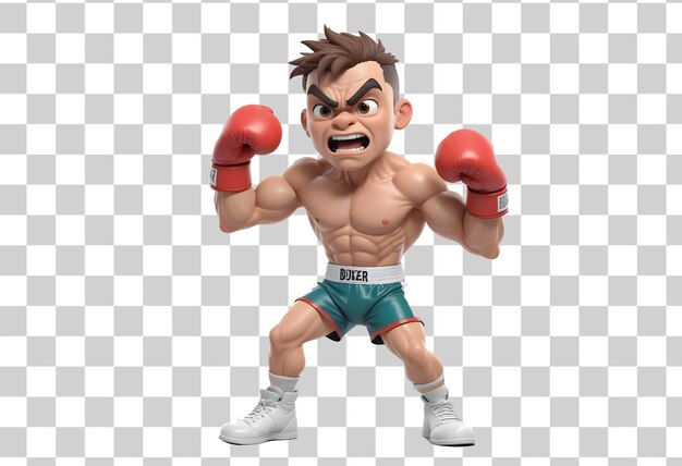 PSD isolated wrestler or boxer