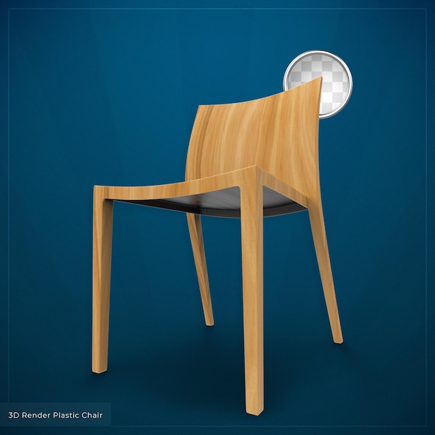 Isometric chair 3d render