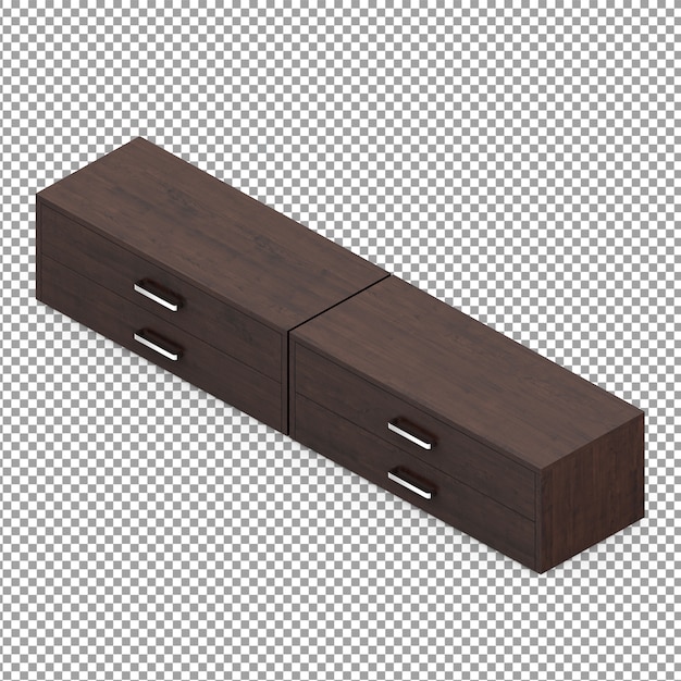 Isometric drawer