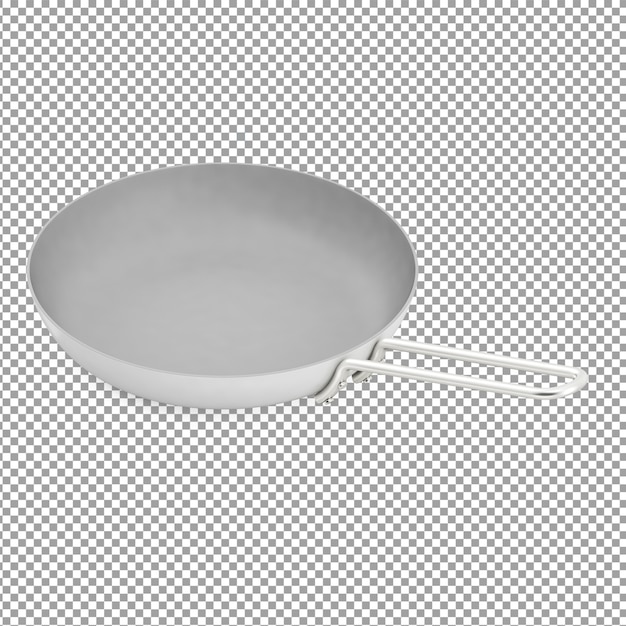 Isometric frying pan