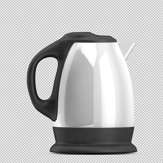 Isometric jug 3D Render