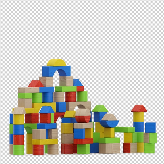  Isometric kid toy