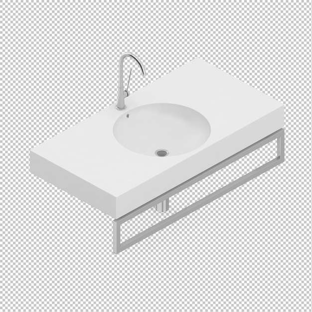 Isometric sink