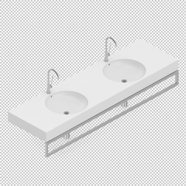 Isometric sinks