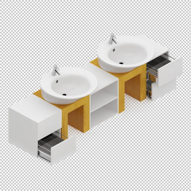 Isometric sinks