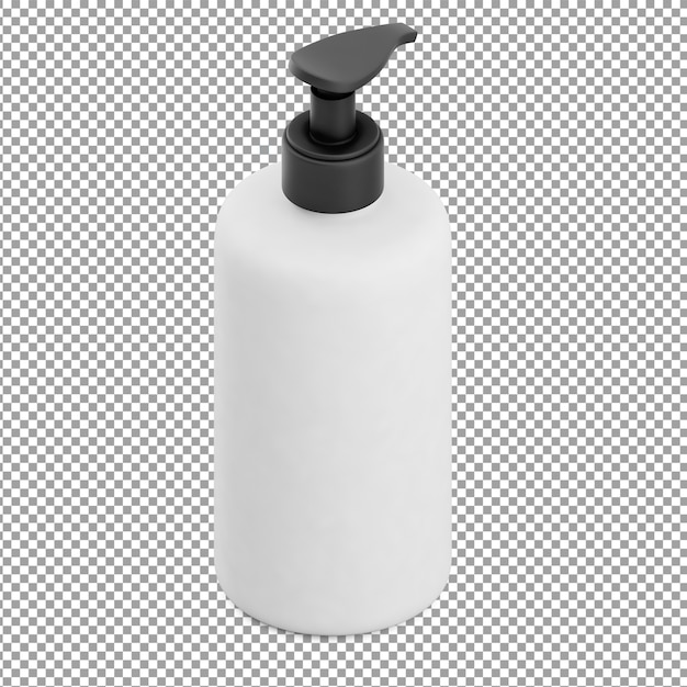 Isometric soap bottle