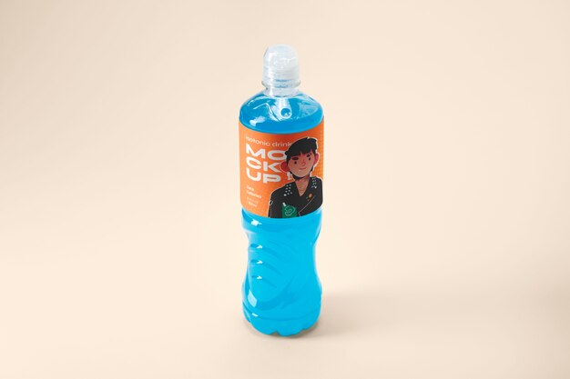 PSD isotonic drink mockup