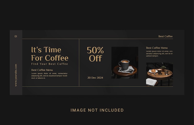 It39s Tami For Coffee Facebook Cover or Banner Template