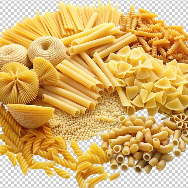 PSD a italian pasta different on transparent background