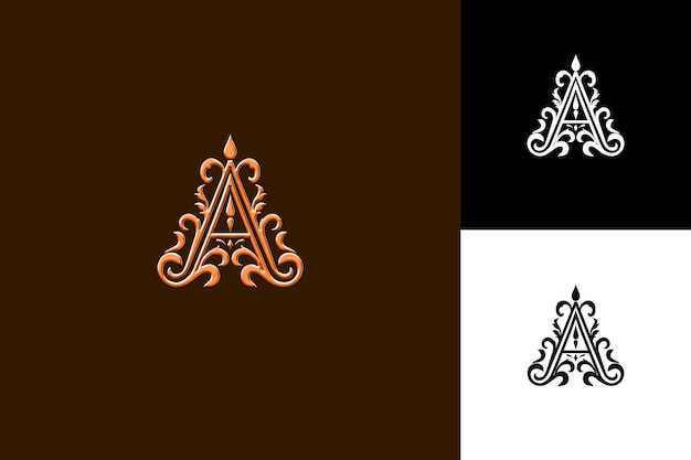 PSD j8 letter a logo with royal poise monogram logo style design lo illustration logo vector designs