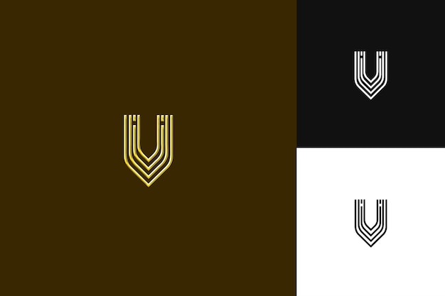 J8 Letter U Logo With Refined Vibe Monogram Logo Style Design L Illustration Logo Vector Designs