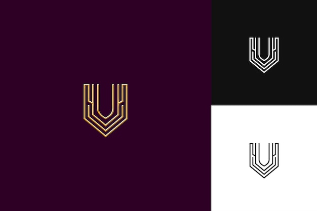 J8 Letter U Logo With Refined Vibe Monogram Logo Style Design L Illustration Logo Vector Designs