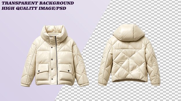 PSD jacket on transparent background