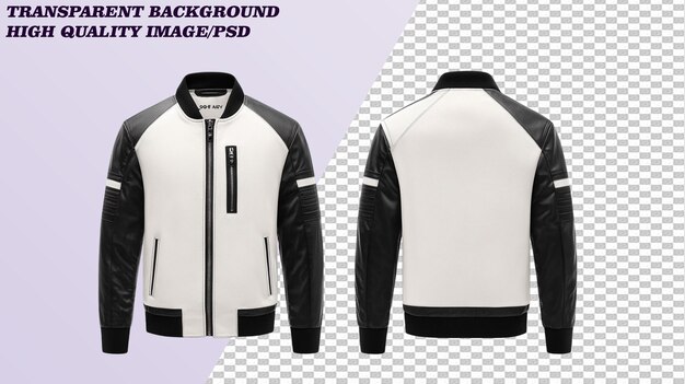 PSD jacket on transparent background