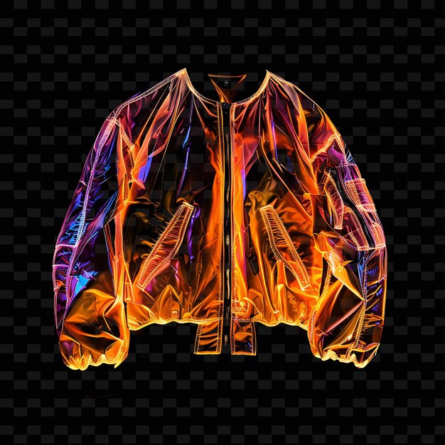 PSD a jacket with the word quot fire quot on it