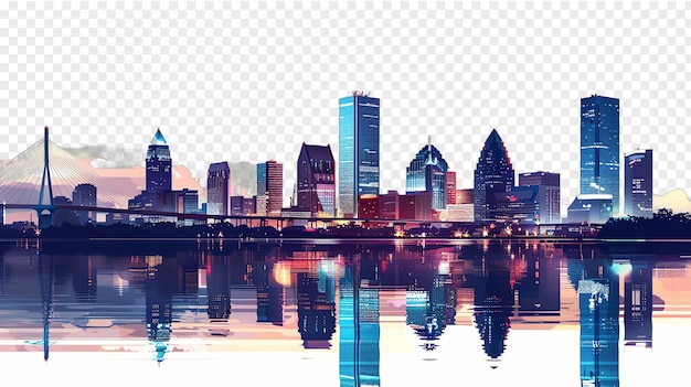 Jacksonville city skyline