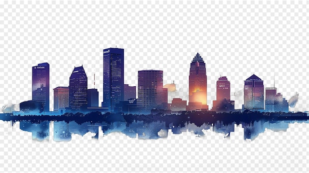 Jacksonville city skyline