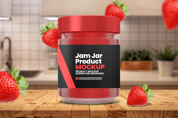 Jam Jar Mockup