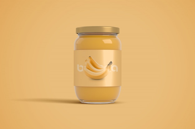 Jam Jar Mockup