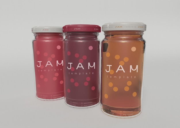 Jam Jar Mockups