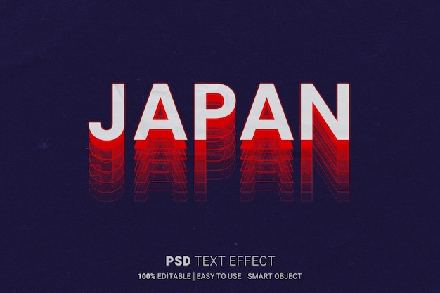 Japan Editable Psd Text Effect