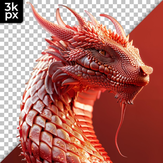 a japanese dragon with a red background and a black and white x