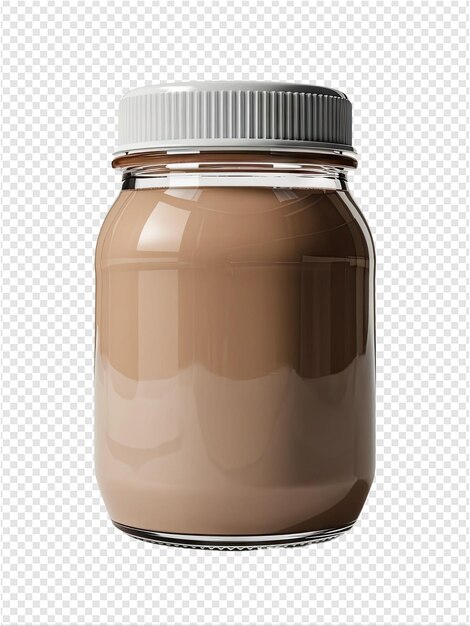 a jar of brown liquid with a clear lid