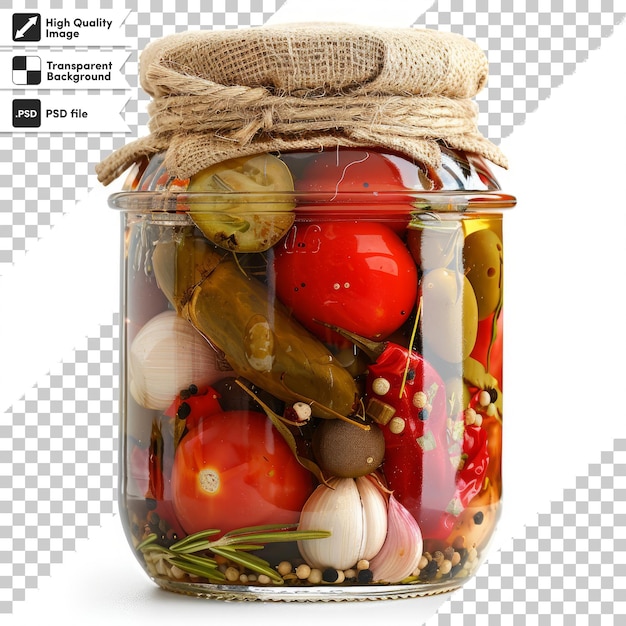 a jar of vegetables with a label that says quot organic quot on it