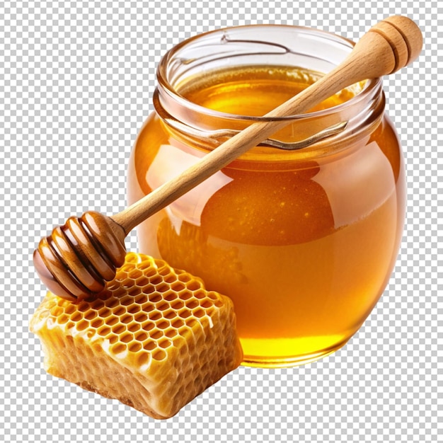 PSD jar with fresh honey