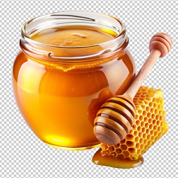 PSD jar with fresh honey