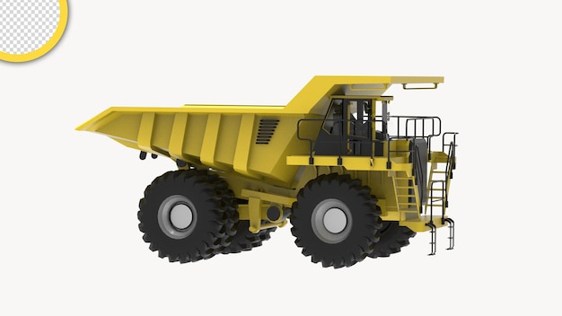 JCB construction machine transparent background