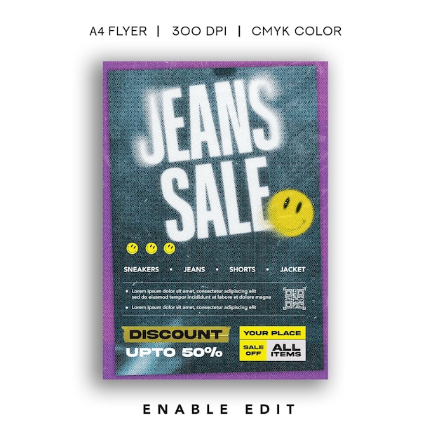 PSD jeans sale flyer