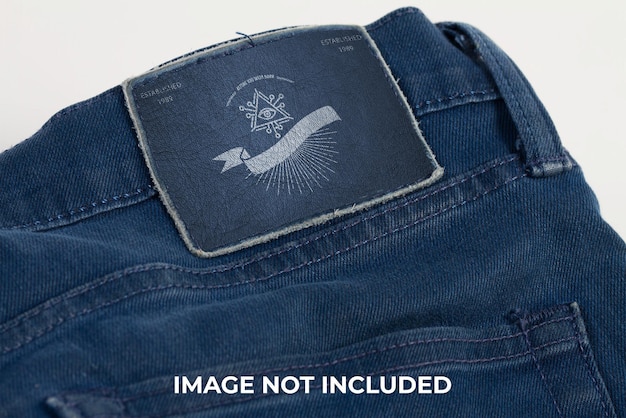 Jeans Tag Mockup