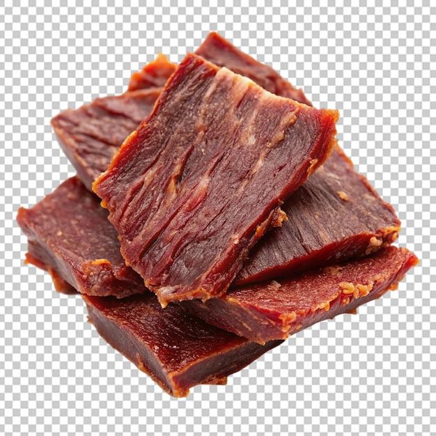 jerky isolated transparent background