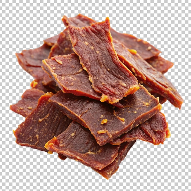 jerky isolated transparent background