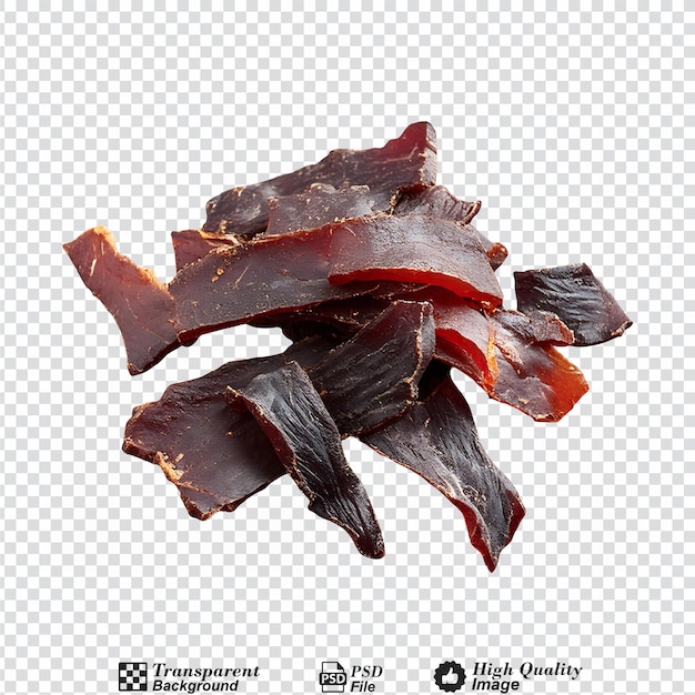 Jerky isolated on transparent background