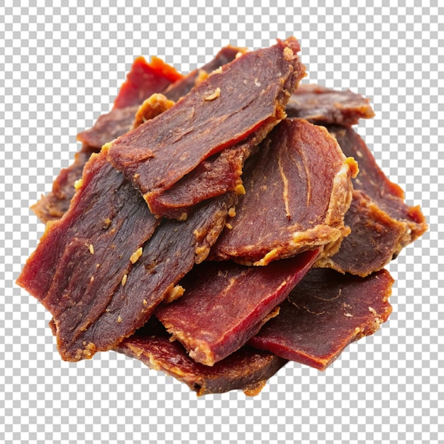 PSD jerky isolated transparent background