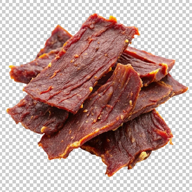 PSD jerky isolated transparent background