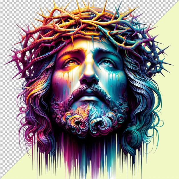 Jesus Christ Isa Masih good friday isolated crucifixion of Jesus Png on transparent background