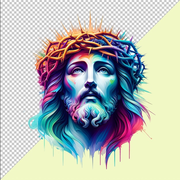 Jesus Christ Isa Masih good friday isolated crucifixion of Jesus Png on transparent background