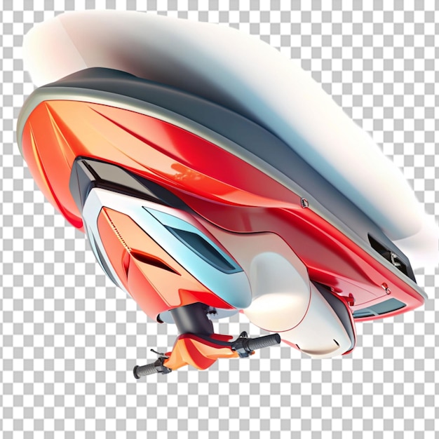 PSD jet ski blue on transparent background