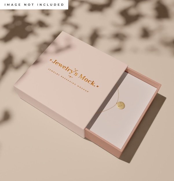 Jewelry box mockup