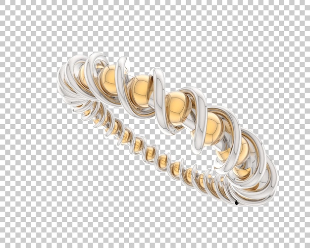 PSD jewelry isolated on background 3d rendering illustration